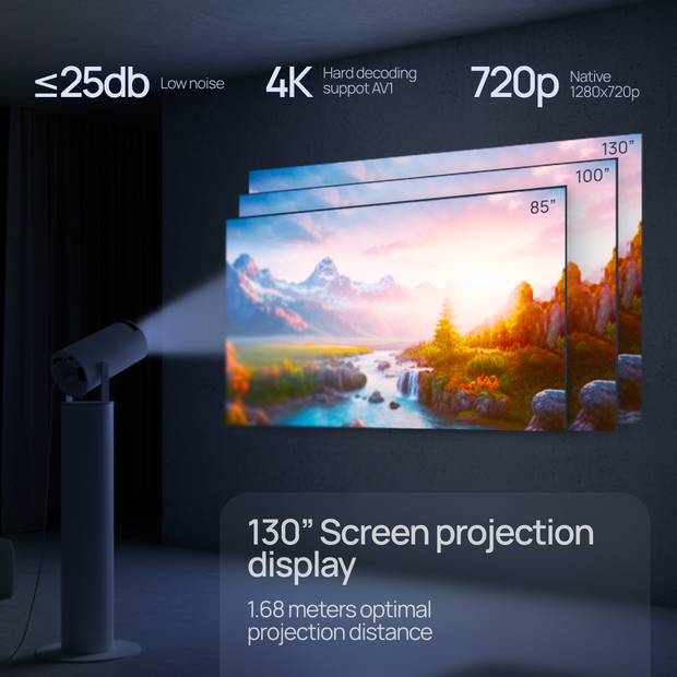 Portable Pro Projector By Mavier